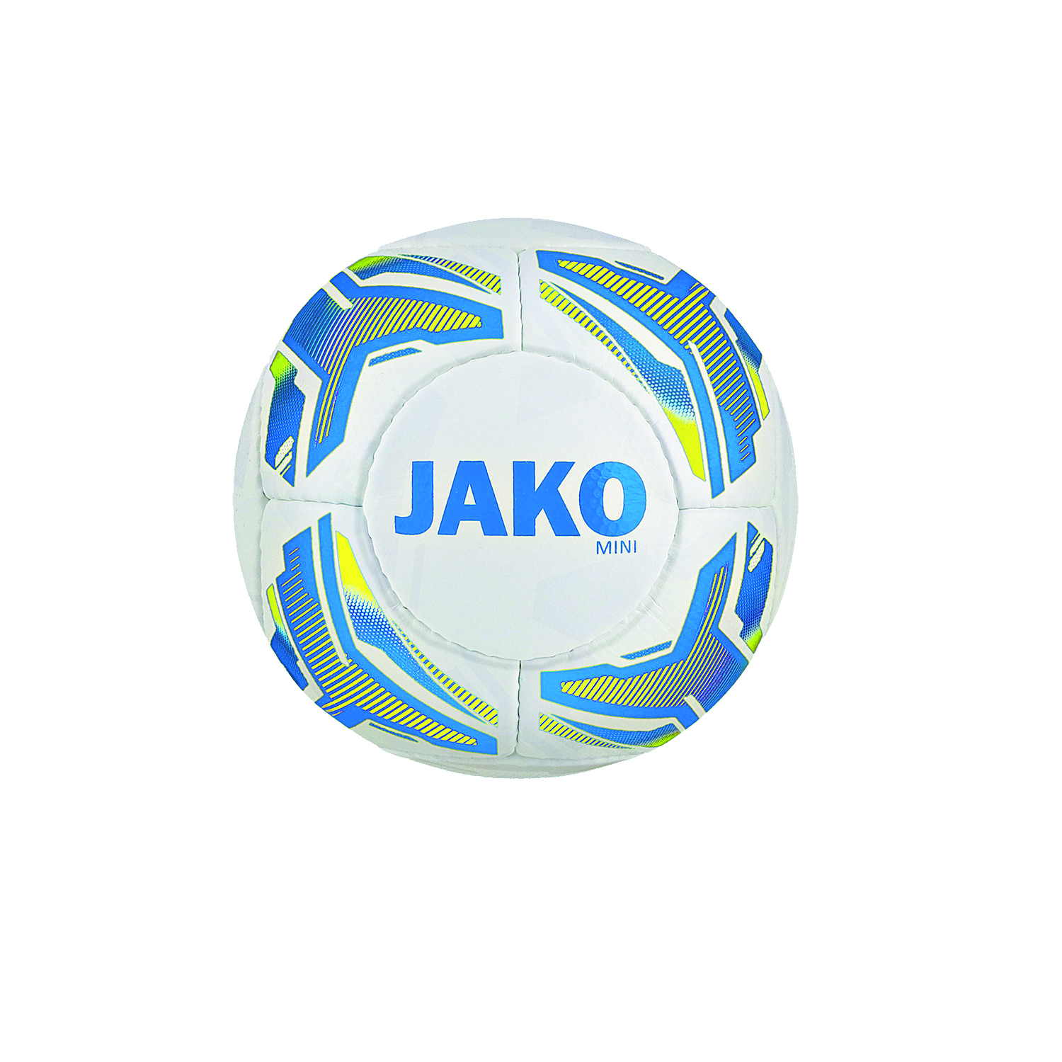 JAKO Miniball weiß/blau/gelb