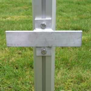 Alu-Barrieren-Befestigung