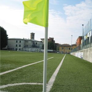 Eckpfosten abklappbar, mit Bodenhülse